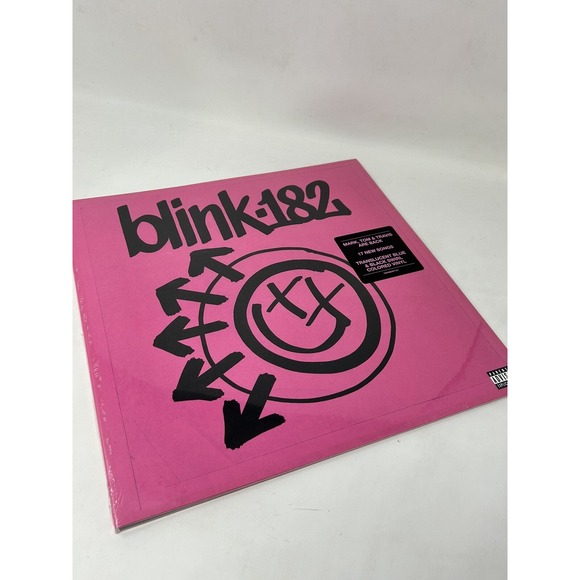 Blink-182 ONE MORE TIME... LP - Translucent Blue‎ & Black Swirl Vinyl
